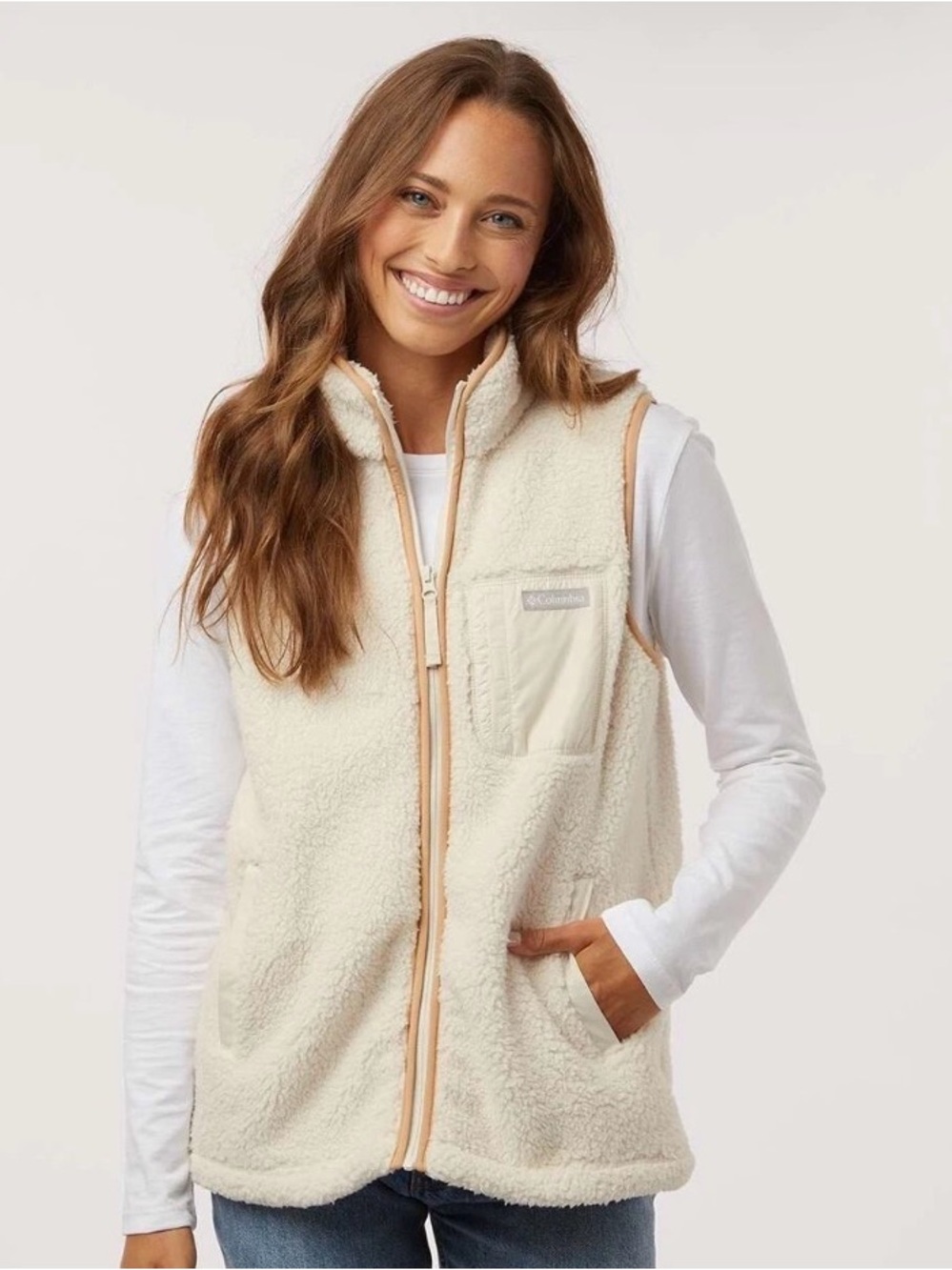 Columbia West Bend Vest II Chalk XS